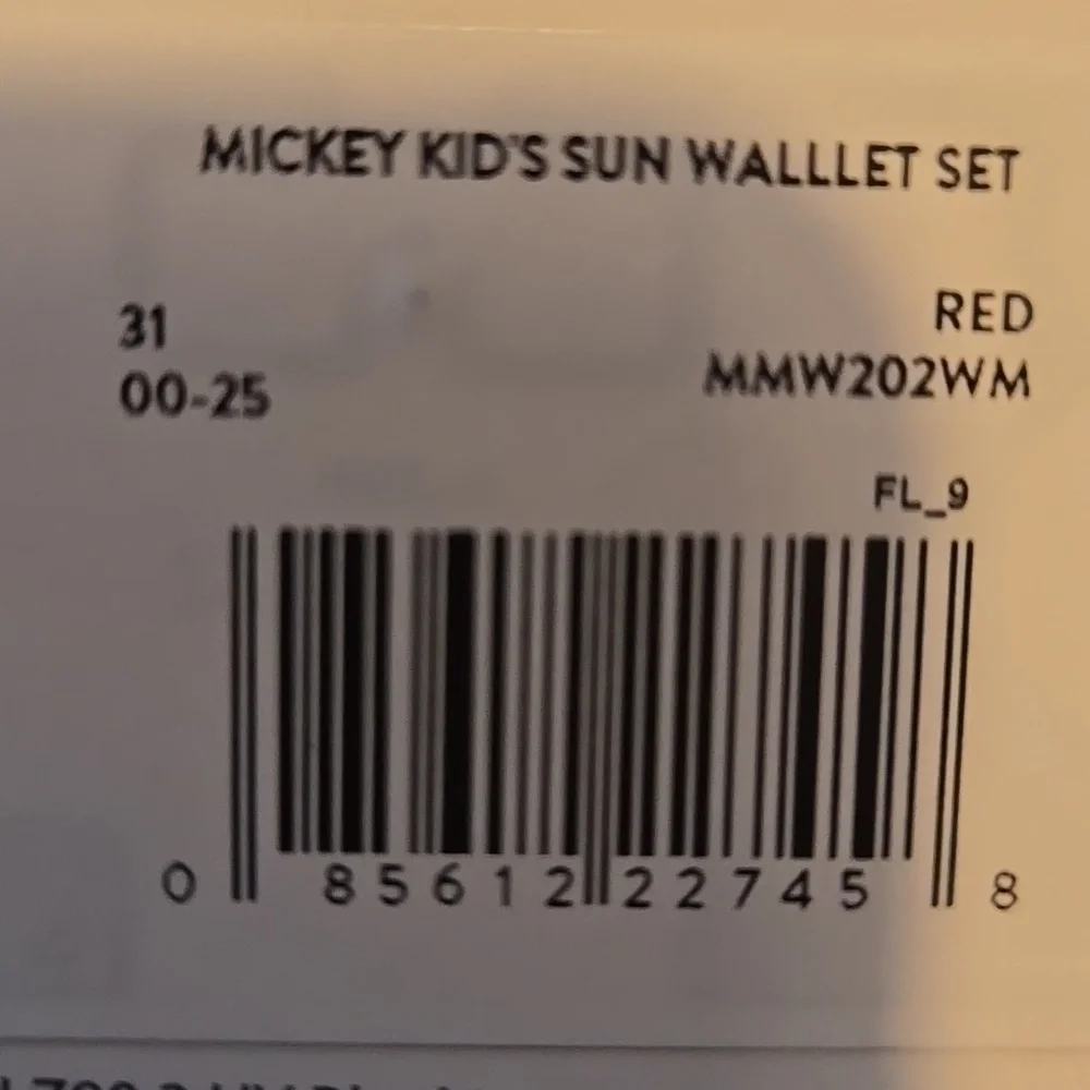 Kids Mickey Mouse Sunglasses And Wallet Set